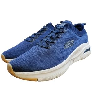 Skechers Shoes Men's 11 Arch Fit Sport Navy Slip On Comfort Casual Soft 232301